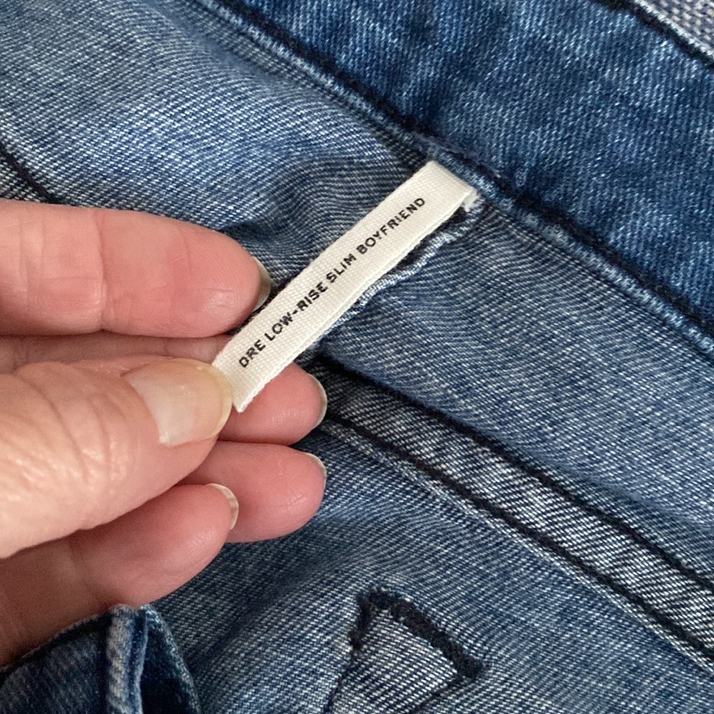 Rag and Bone dre low rise slim boyfriend denim jeans - Picture 5 of 16